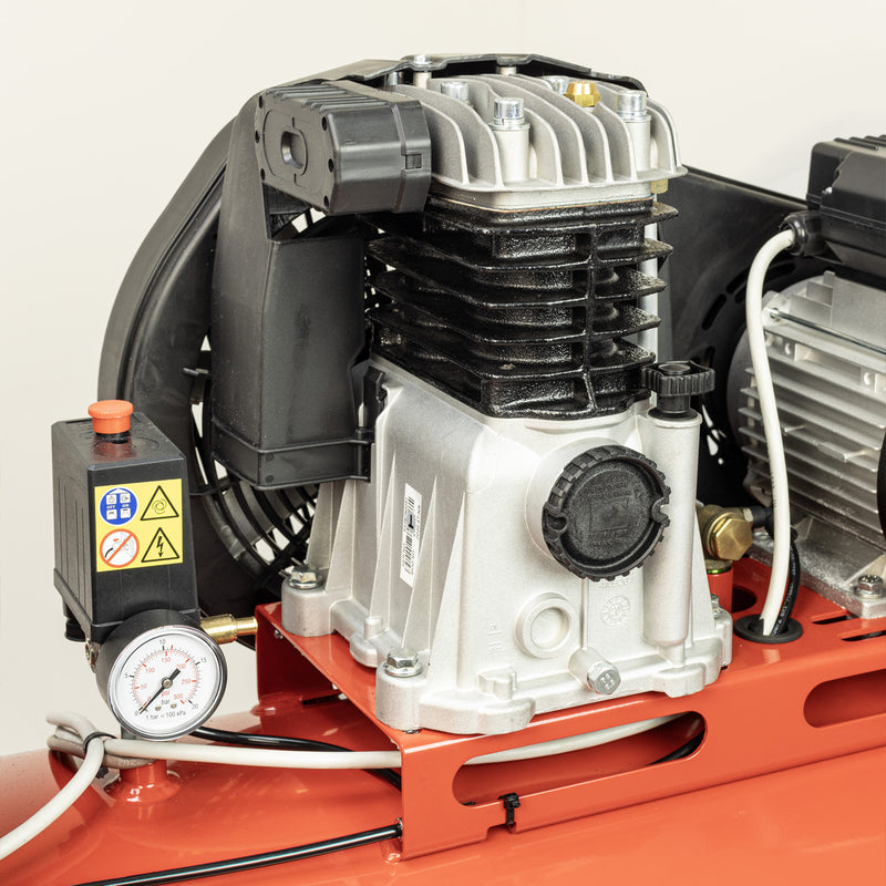 TIGREN 270ltr Tandem Belt-Driven Compressor