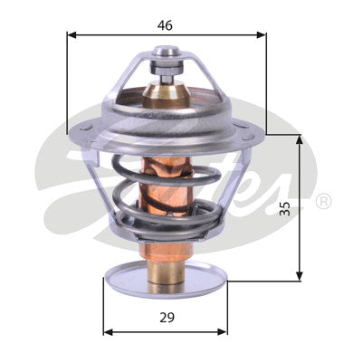Gates Thermostat, coolant - TH10482G1