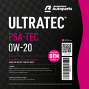 Ultratec PSA-TEC 0W20 - 5 Litre Engine Oil