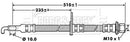 Borg & Beck Brake Hose Part No -BBH7418