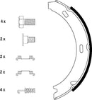 Mintex Brake Shoes fits -MercedesBenz MFR650 (also fits other vehicles)