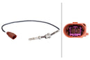 HELLA 6PT 010 376-231 Sensor, exhaust gas temperature - 2-pin connector