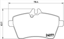 Brembo Brake Pad Set - P50056
