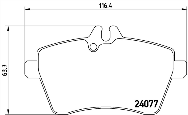 Brembo Brake Pad Set - P50056