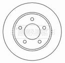 Borg & Beck Brake Disc Pair Part No -BBD4448