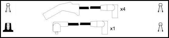 ElectroSpark Ignition Lead Set - OEK096