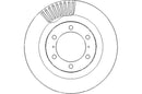 Disctech Brake Disc - Fits Toyota, Vw - ABD3114 - Front Axle