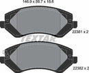 Textar Brake Pad Set - 2238101