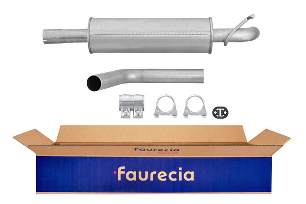 FAURECIA 8LD 366 029-371 Rear Muffler - Easy2Fit® Kit - fits FIAT 500