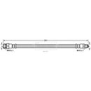 Borg & Beck Brake Hose Part No -BBH7695