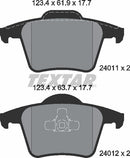 Volvo, Brake Pad Set - Textar 2401101