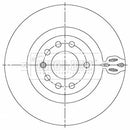 Borg & Beck Brake Disc Pair Part No -BBD5505