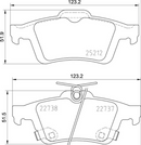 Brembo Brake Pad Set - P24216