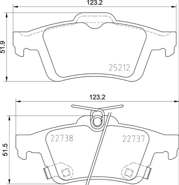 Brembo Brake Pad Set - P24216