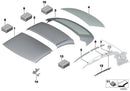 Genuine BMW 3 Series Convertible Roof Panel Front section - 41.00.7.400.554