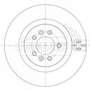 Borg & Beck Brake Disc Single Part No -BBD6110S
