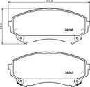 Mintex Brake Pad Set fits -Cadillac MDB3080 (also fits other vehicles)
