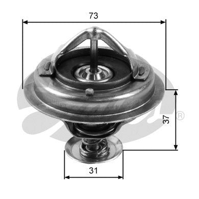 Gates Thermostat, coolant - TH24588G1
