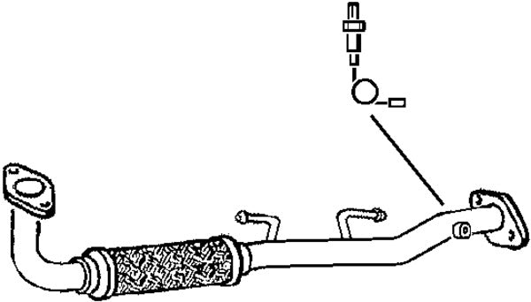 Klarius 301389 - Front Pipe For Cat  - Fits Mitsubishi Spacestar 1.3i