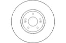 Disctech Brake Disc - Fits Hyundai - ABD2285 - Front Axle