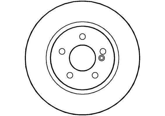 Disctech Brake Disc - Fits Ford, Mercedes-benz - ABD2839 - Rear Axle
