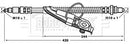 Borg & Beck Brake Hose  - BBH6755 fits Ford Fiesta,Puma,Mazda 121 III
