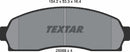 Textar Brake Pad Set - 2506801