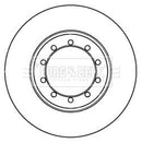 Borg & Beck Brake Disc Pair Part No -BBD5301