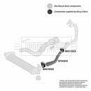 Borg & Beck Heat Exchanger Hose Part No -BTH1019