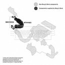 Borg & Beck Air Filter Hose Part No -BTH1463