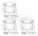 Borg & Beck Brake Pad Set Rear -BBP2679