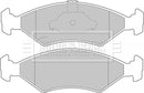 Borg & Beck Brake Pad Set -BBP1509