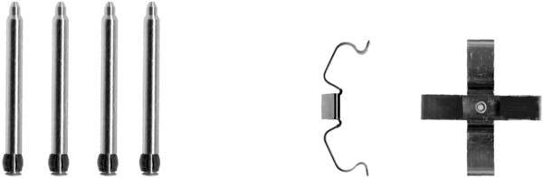 Textar Brake Pad Fitting Kit - 82025700