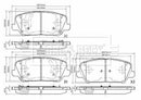 Borg & Beck Front Brake Pad Set -BBP2578