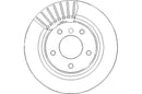 Disctech Brake Disc - Fits Bmw - ABD2363 - Rear Axle