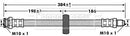 Borg & Beck Brake Hose Part No -BBH6911