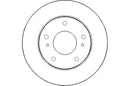 Disctech Brake Disc - Fits Hyundai, Nissan - ABD2968 - Front Axle