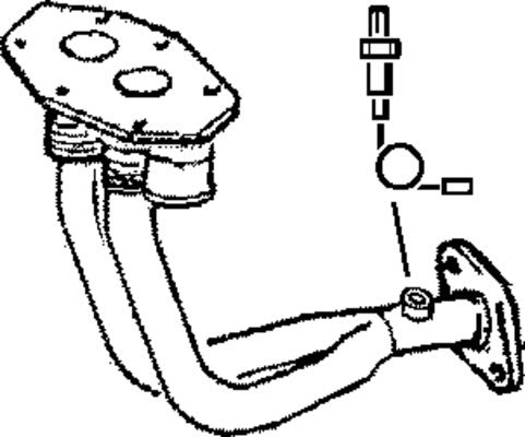 Klarius 301100 - Front Pipe For Cat  - Fits Volvo 440 2.0i
