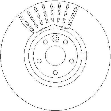 Disctech Brake Disc - Fits Jaguar, Mercedes-benz - ABD3403 - Front Axle