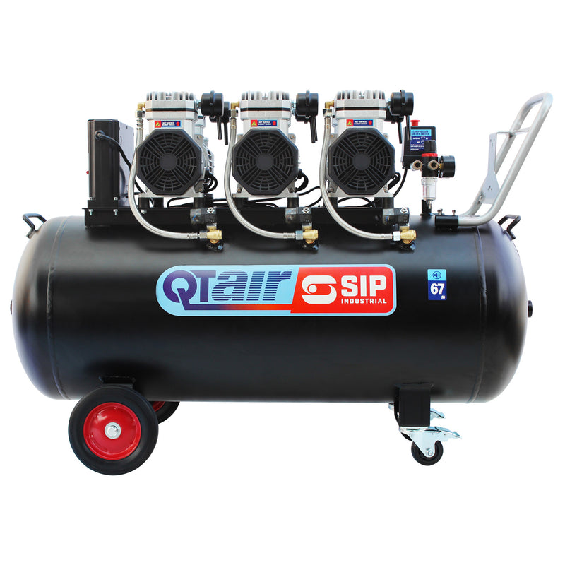 SIP QT AIR DD 4.5hp 200ltr Ultra Low Noise Oil-Free Direct Drive Compressor