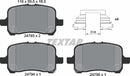 Textar Brake Pad Set - 2479301