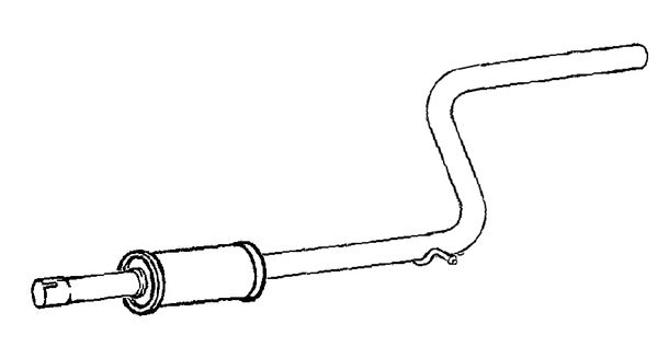 Klarius VW896T - Box With Centre Pipe  - Fits Volkswagen Caddy Maxi 1.9TDi