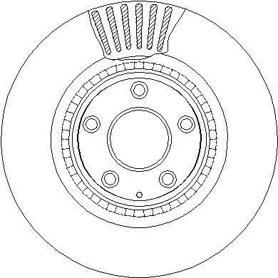 Disctech Brake Disc - Fits Audi, Mazda - ABD3833 - Front Axle