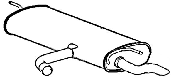 Klarius VW985L - Box With Tail Pipe