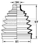 First Line Cv Joint Boot Kit Part No -FCB6010