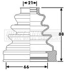 First Line Cv Joint Boot Kit Part No -FCB6266