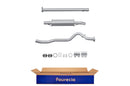 FAURECIA 8LC 366 024-011 Centre Muffler - Easy2Fit® Kit - fits FORD ESCORT V