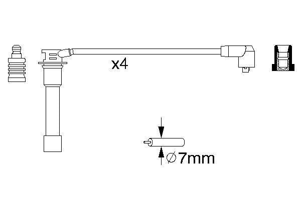 Bosch Ignition Lead Part No - 0986356742