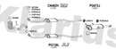 Klarius CN482H - Box With Centre Pipe  - Fits Peugeot 306 1.6i