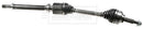 Borg & Beck Driveshaft - RH - BDS1601